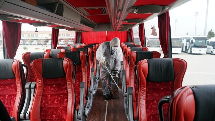 Kahramanmaraş’ta Ulaşıma Dezenfekte