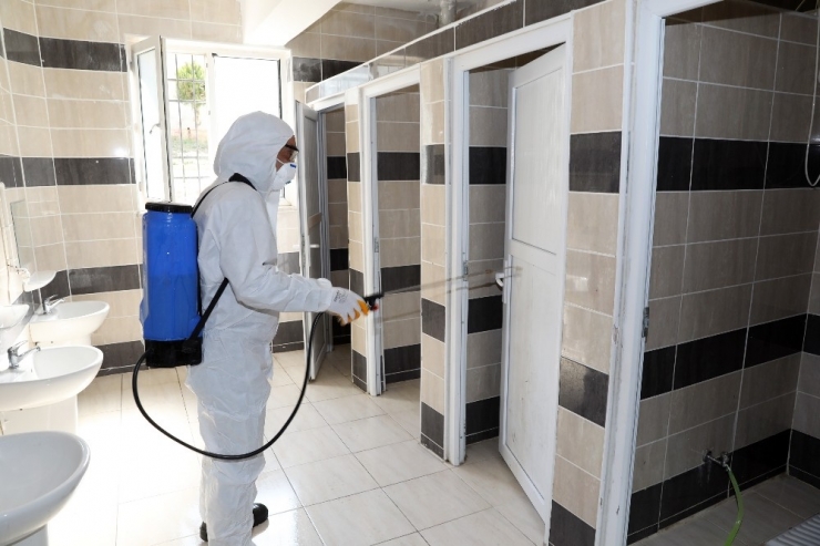 Mudanya’da Ortak Kullanım Alanlarında Korona Virüs Tedbiri