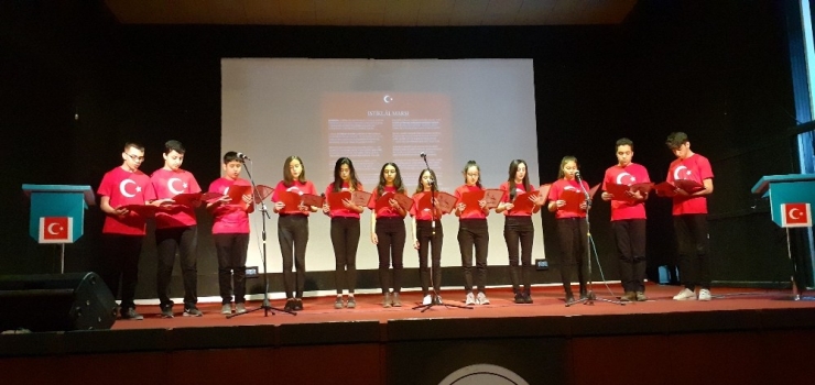 Osmancık’ta İşaret Diliyle İstiklal Marşı Okundu