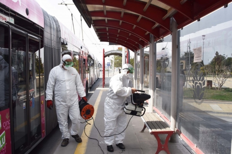Malatya’da Toplu Taşıma Araçları Her Gün Dezenfekte Ediliyor