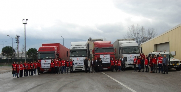 Kızılay’dan İdlib’e Yardım Konvoyu