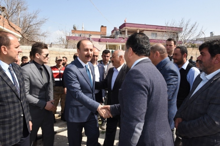 Vali Erin Bozova’da İncelemelerde Bulundu