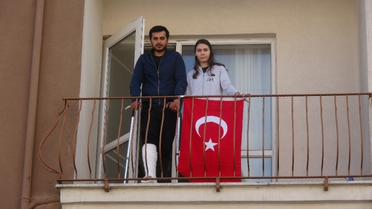 İdlib Gazisi İyileşip Görevine Dönmeyi Dört Gözle Bekliyor