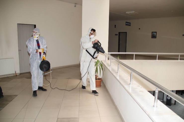 Akşehir Belediyesinden Dezenfeksiyon Çalışmaları