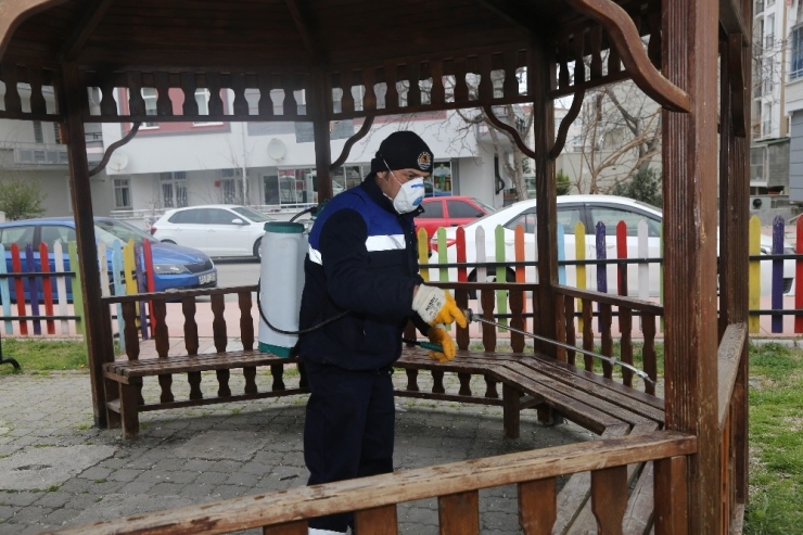 Atakum’da Korona Virüsüne Karşı Hijyen Önlemi