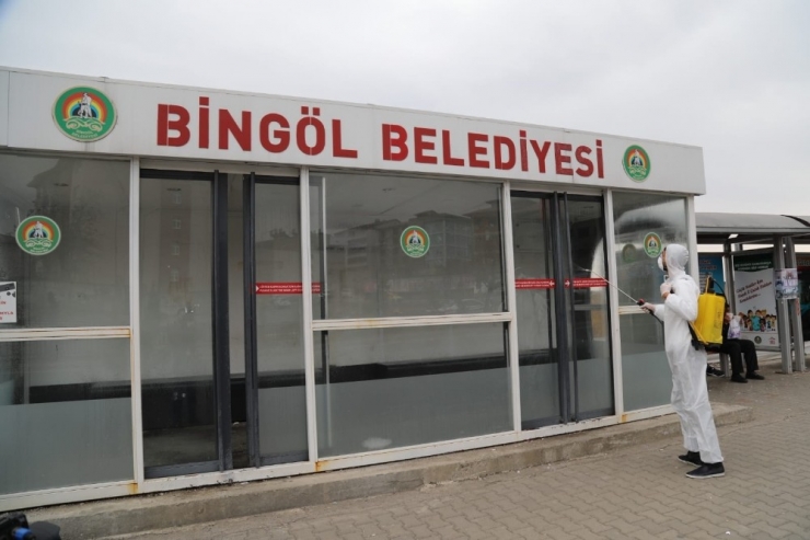 Bingöl’de "Korona Virüsüne" Karşı Dezenfekte Önlemi