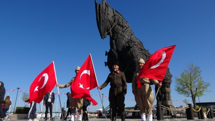 Şehitler İçin 510 Bin Adım Atarak Çanakkale’ye Geldi
