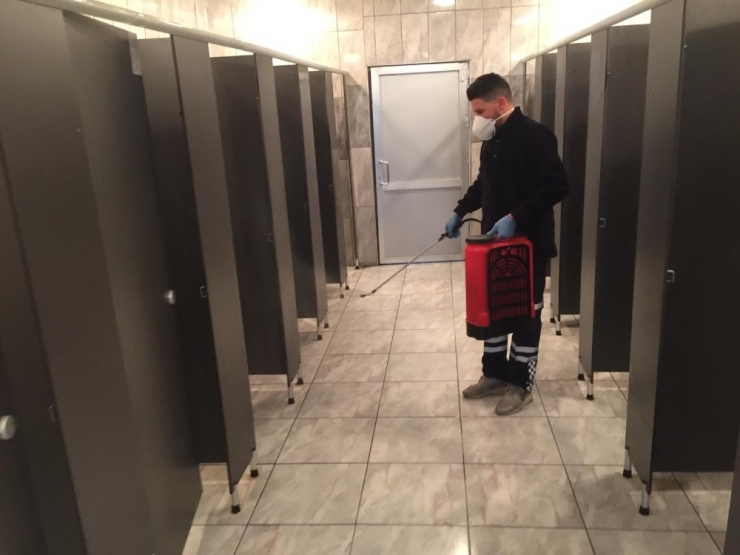 Pınarbaşı Belediyesi’nden Koronavirüs Önlemi