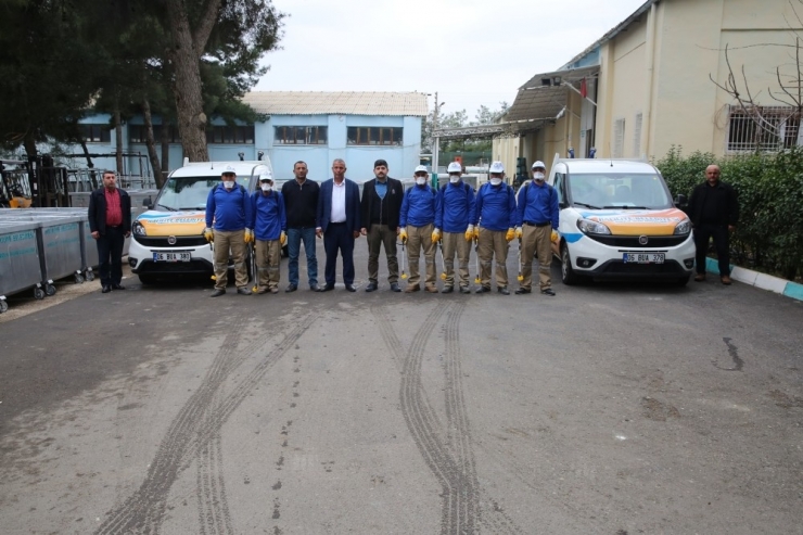 Haliliye’de Her Yer Koronaya Karşı İlaçlanıyor