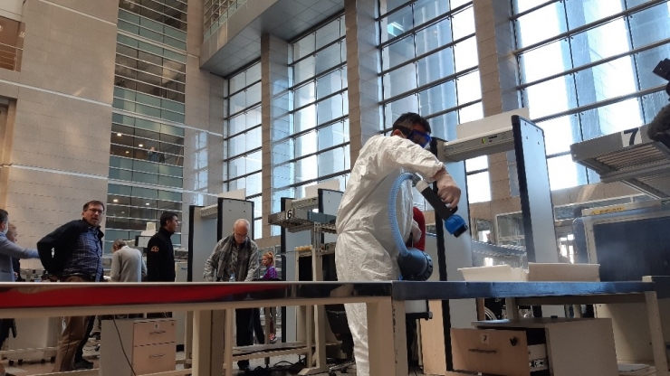 Adliye’de Koronavirüs Önlemi