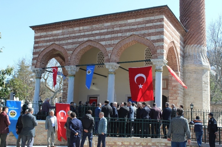 Restorasyonu Tamamlanan Burmalı Mescit İbadete Açıldı