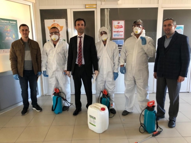 Antalya’da "Okul Dezenfekte Ekibi" Kuruldu