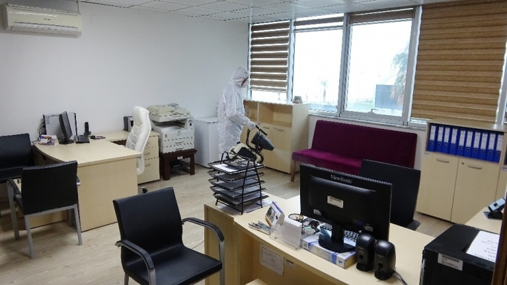 Mersin’de Kamu Kurum Ve Kuruluşlarında Korona Tedbiri