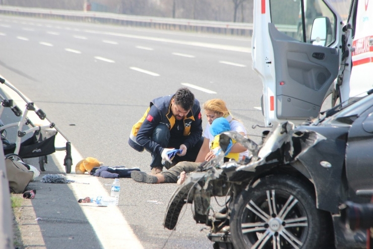 Kazazede Anne Bebeğinden Ayrılmadı