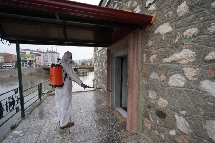 Turhal’da Korona Virüs Temizliği