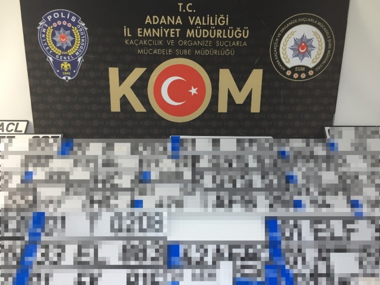 Adana’da Sahte Plaka Operasyonu