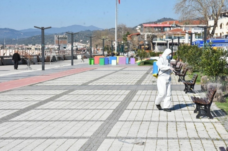 Edremit Belediyesi Koronaya Karşı Önlem Alıyor