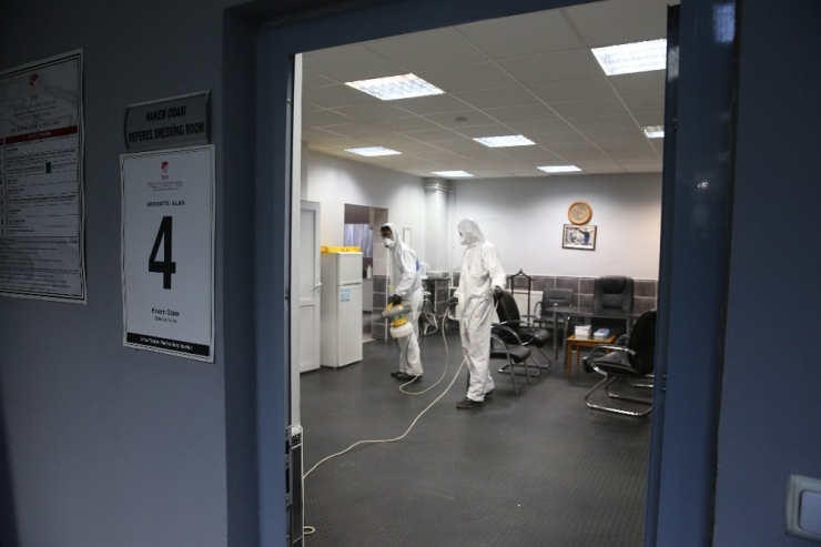 Süper Lig Maçının Oynanacağı Stat Dezenfekte Edildi