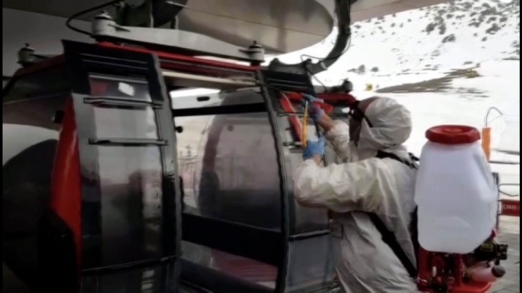 Erciyes’te ‘Korona Virüs’ Önlemleri Arttı