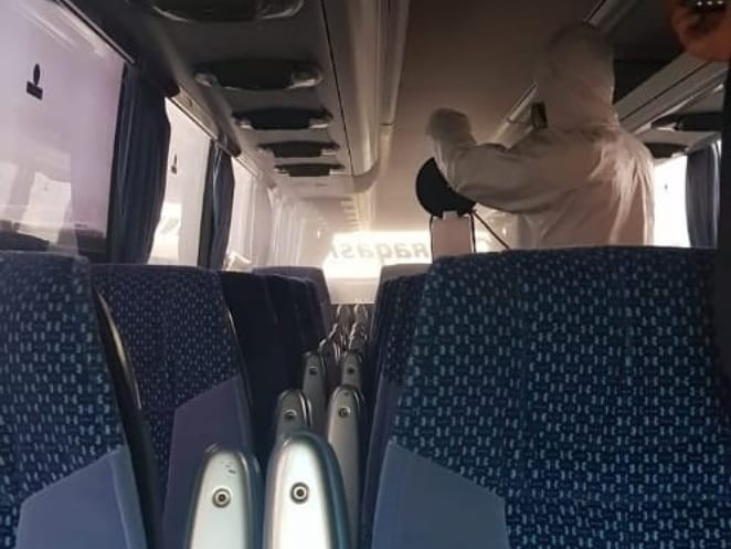 Vatandaşların Yoğunlukta Olduğu Yerler Dezenfekte Ediliyor