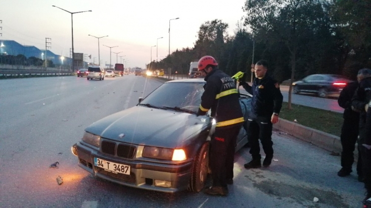 Otomobil İle Tır Çarpıştı: 1 Yaralı