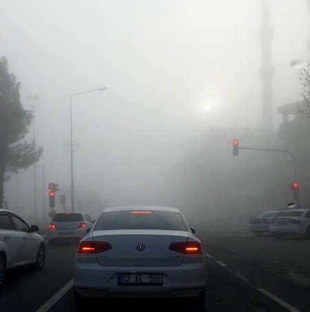 Adıyaman’da Yoğun Sis