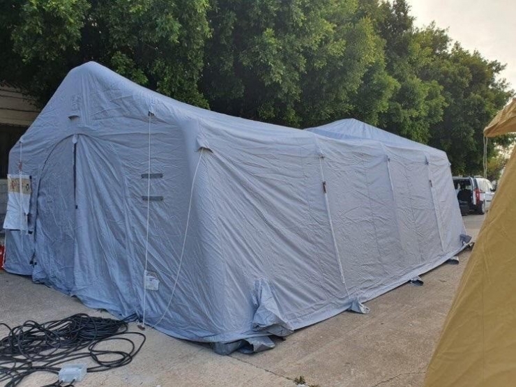 İspanya’nın Kuzey Afrika’daki Karantina Çadırları