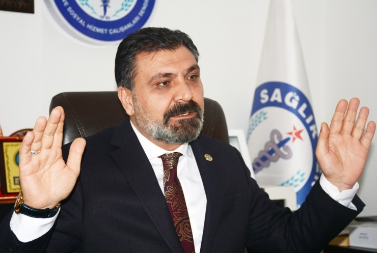 Başkan Kuluöztürk: “Sağlık Çalışanları Hak Ettiklerini Almak İstiyorlar”