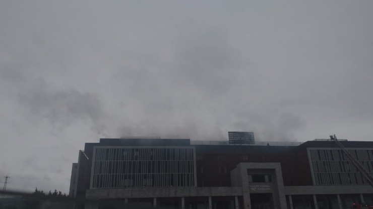 Tekirdağ’da Otelde Yangın