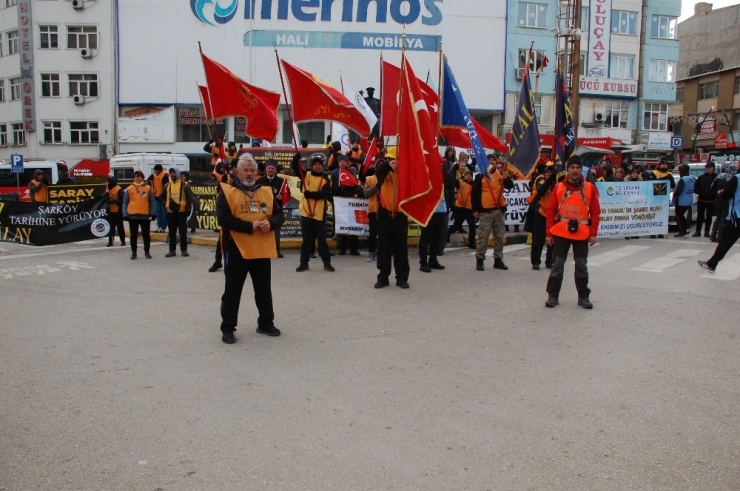 57. Alay Yürüyüşü Keşan’dan Devam Ediyor