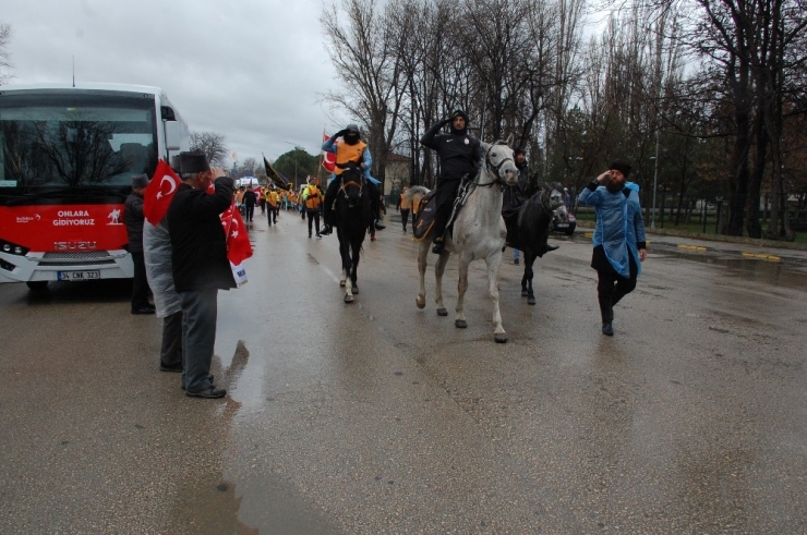 57. Alay Yürüyüşü Keşan’dan Devam Ediyor
