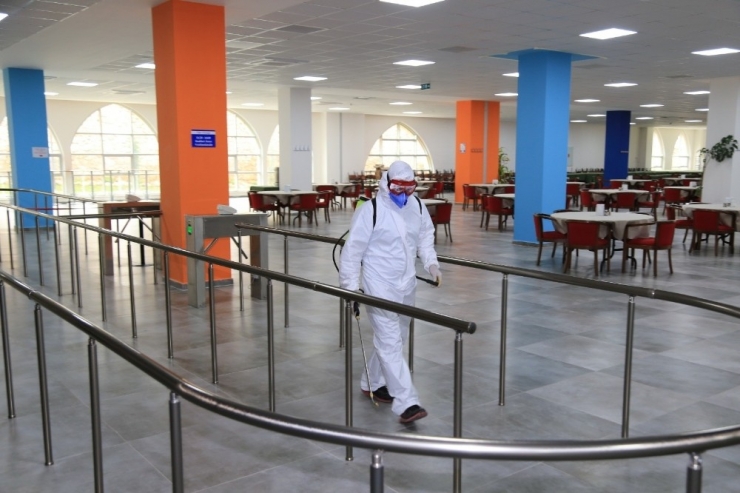 Alkü’de Dezenfekte Yapıldı