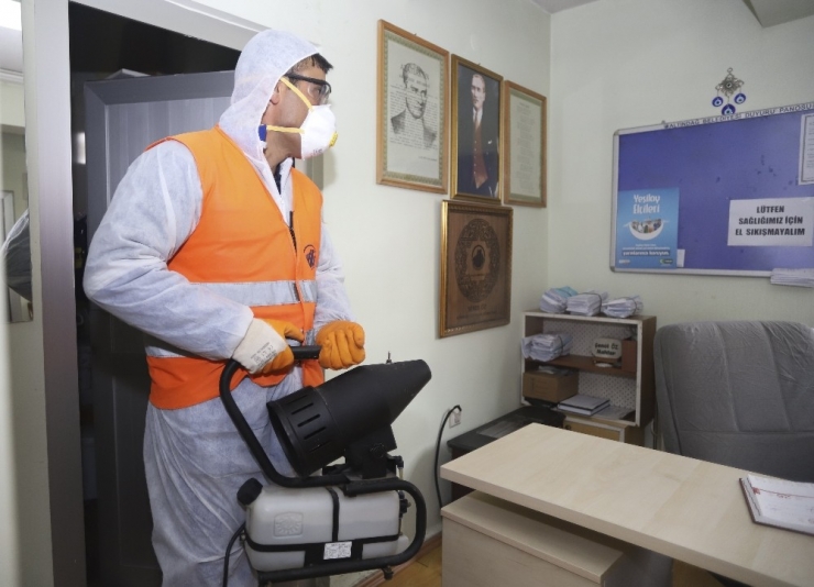 Karakollar, Sağlık Ocakları Ve Muhtarlıklar Dezenfekte Edildi