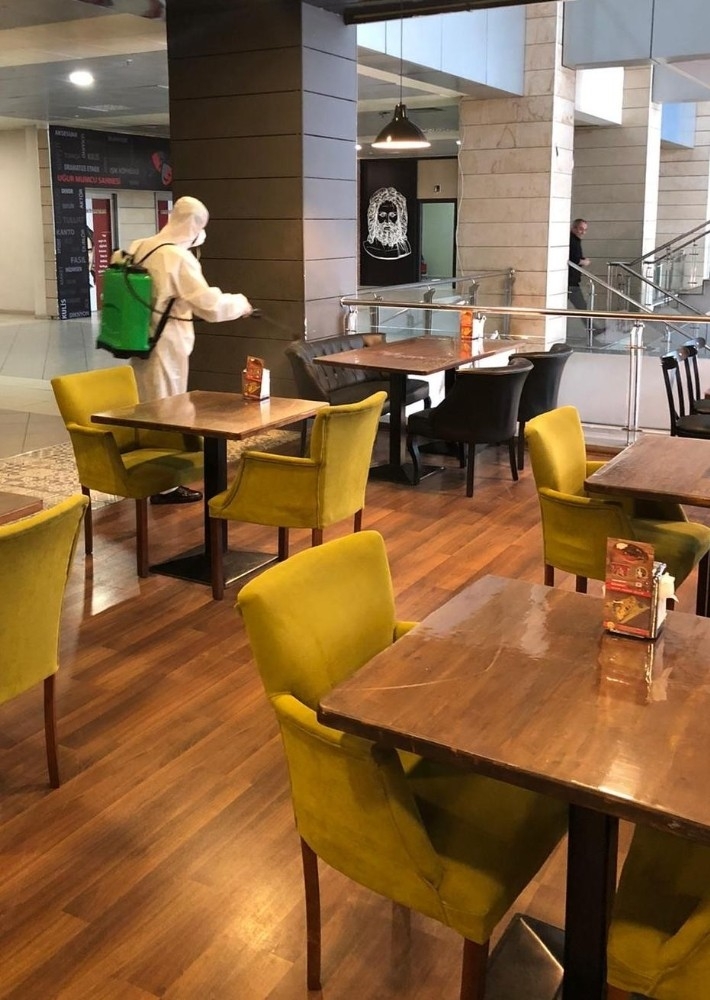 Basın Kültür Sarayı Dezenfekte Edildi