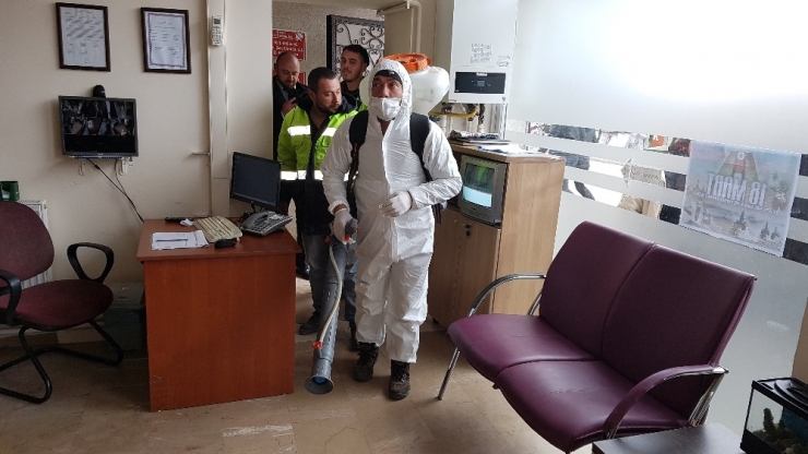 Devrek Belediyesi Dezenfekte Çalışmalarına Devam Ediyor