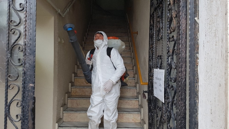 Devrek Belediyesi Dezenfekte Çalışmalarına Devam Ediyor