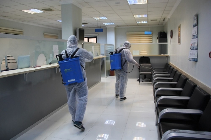Gaziantep Ticaret Borsası Dezenfekte Edildi