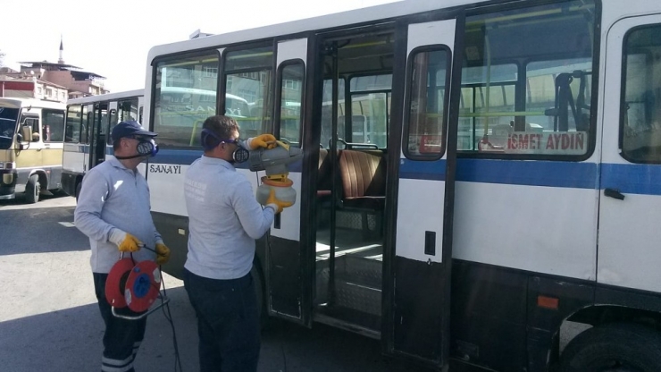 Kırıkkale Belediyesi ’Korona Virüse’ Karşı Tedbirlerini Sürdürüyor