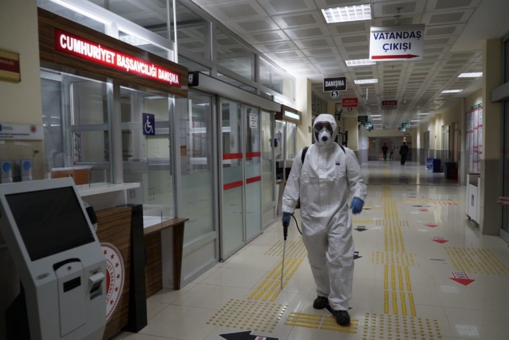 Karatay’da Dezenfeksiyon Çalışmaları Sürüyor