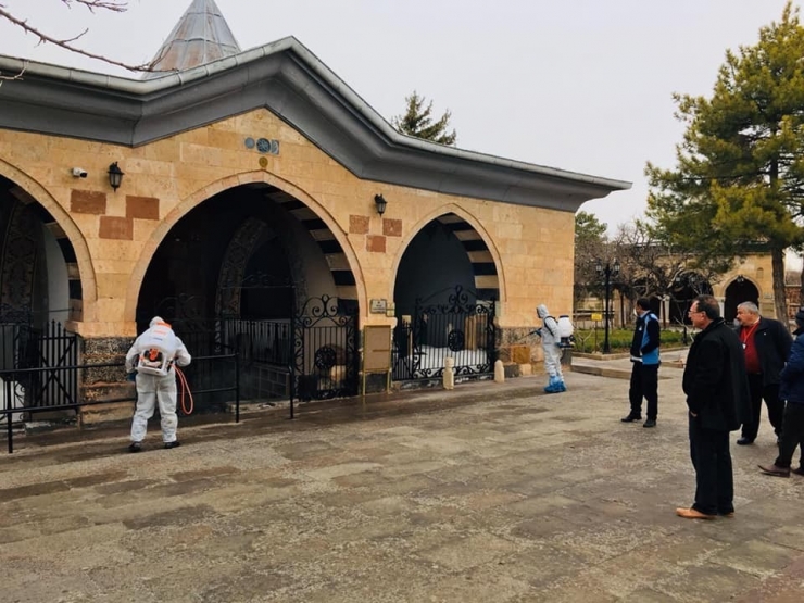 Hacıbektaş Veli Müzesi Dezenfekte Edildi