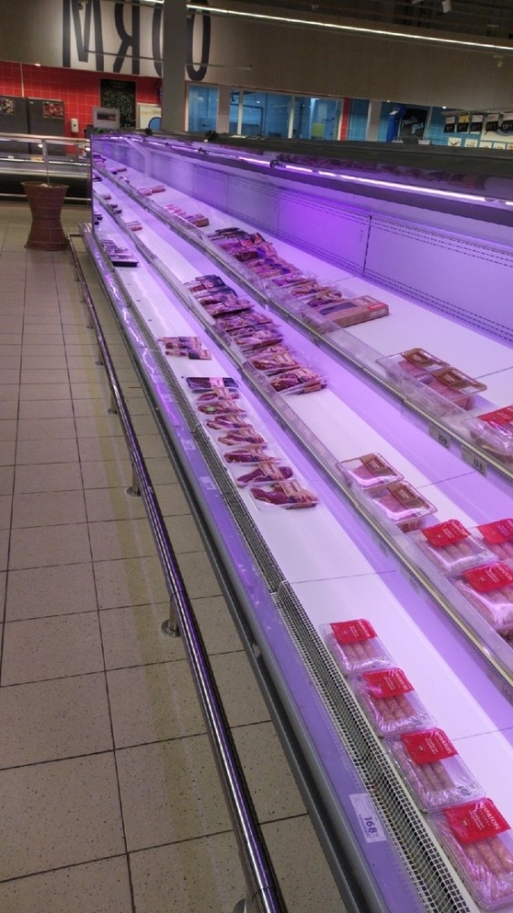 Ruslar Marketlerde Gıda Ürünü Bırakmadı