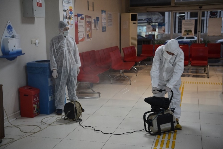 Meski, Korona Virüse Karşı İlaçlama Yaptı