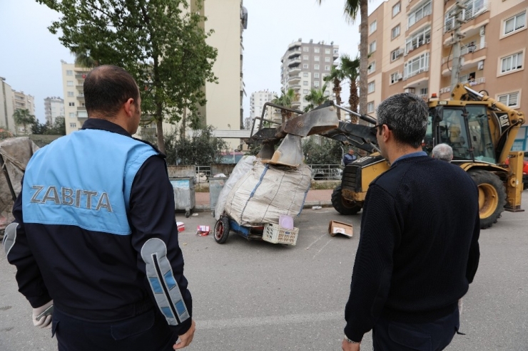 Mezitli’de ’Çek Çek’ Operasyonu