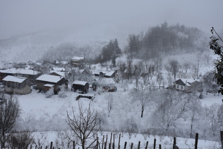 Sakarya Dikmen Yaylasında Kar Kalınlığı 25 Santimetreye Ulaştı