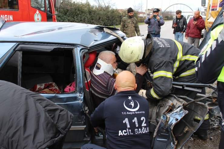 Samsun’da Trafik Kazası: 4 Yaralı