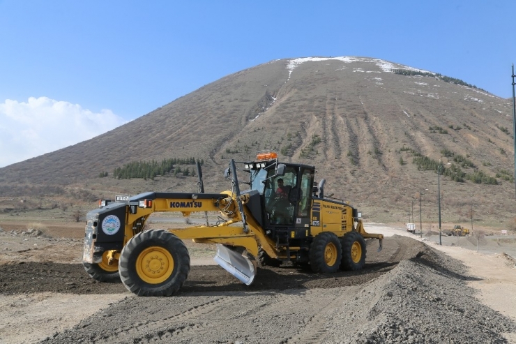 Ali Dağı Yolu Elden Geçirildi