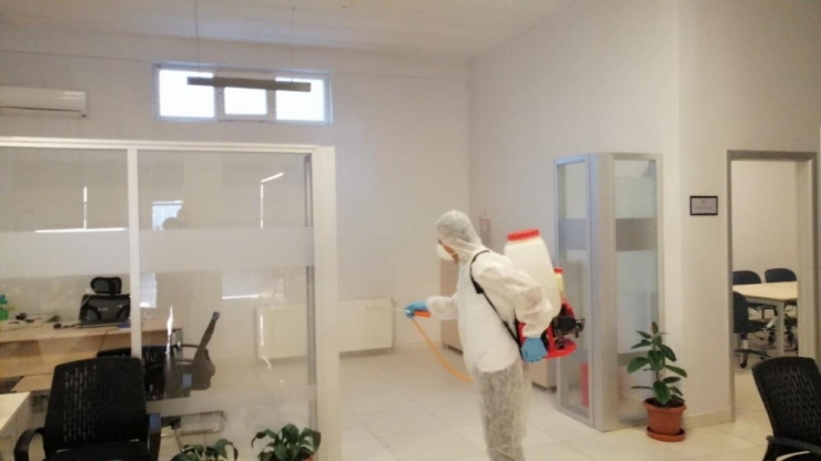 Yepaş’ta Dezenfekte İşlemleri