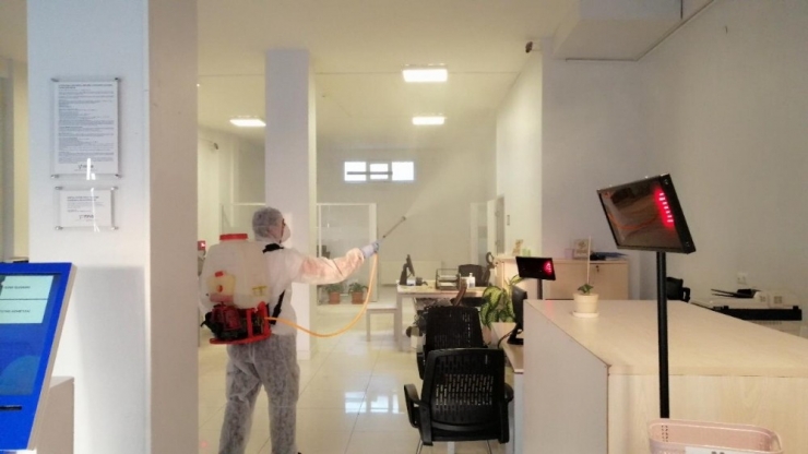 Yepaş’ta Dezenfekte İşlemleri