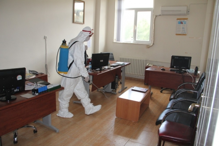 Tarım Ve Orman Müdürlüğünde Korona Dezenfeksiyonu