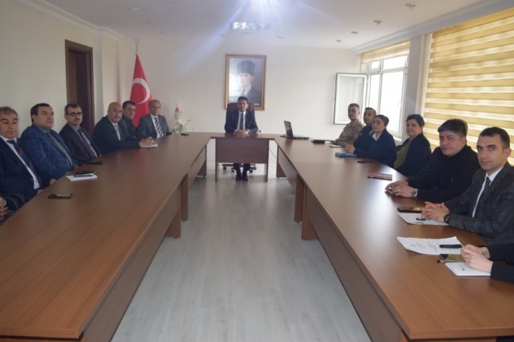 Arguvan’da Korona Virüs Toplantısı Yapıldı